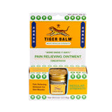 Tiger Balm Pain Relieving Ointment Concentrated - Regular Strength (White- 0.63oz) 虎標萬金油（白色）