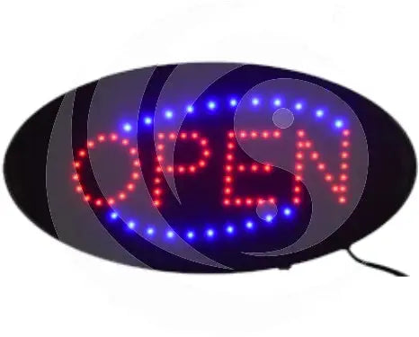 Open LED sign,Oval Shape 19