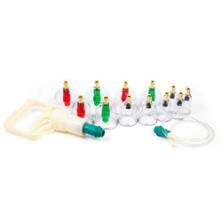 ELEMENT Wabbo Cupping Set with Magnets - 12 Cup Set 华宝牌塑料真空抽气罐-12杯包装 Acupuncture Supply Wholesale