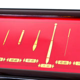 "Jiu Zhen" Ancient Acupuncture Needle Tools Display 九针图镜框
