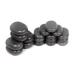 Hot Stone Massage Set with Bamboo Box 18 Piece Wabbo Company