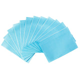 Disposable Blue Lap Cloths Dental Bibs - 13" X 18" (500/Case) 防水方巾（底层塑料膜）