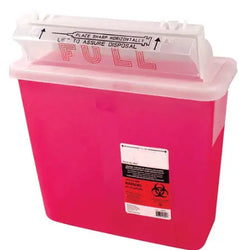 5 Quart Sharps Container 废针盒 MOORE MEDICAL