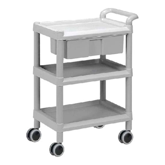 Utility Cart With Drawer (S) - ABS Plastic 医用推车，有抽屉塑料型，韩国进口