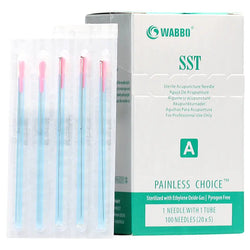 Wabbo Acupuncture Needles SST A-Type (1 Needles/Tube, 100 PCS/Box) Acupuncture Supply Wholesale