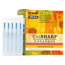 UniSharp Acupuncture Needles KA-Type (1 Needle/Tube, 200 PCS/Box) Acupuncture Supply Wholesale