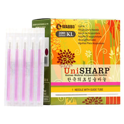 Unisharp Acupuncture Needles KL-Type (1 Needle/Tube, 200 PCS/Box) Wabbo Company