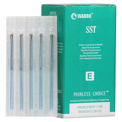 Wabbo Acupuncture Needles SST E-Type (5 Needles/Tube, 500 PCS/Box) Acupuncture Supply Wholesale