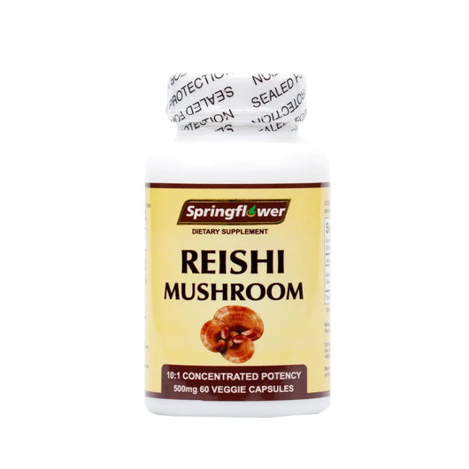 Reishi Mushroom Veggie Capules (500mg) - 6 Pack (60 Capsules/BTL) 灵芝胶囊 Acupuncture Supply Wholesale