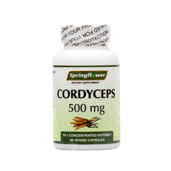 Cordyceps Veggie Capsules (500mg) - 6 Pack (60 Capsules/BTL) 冬虫夏草胶囊 Acupuncture Supply Wholesale