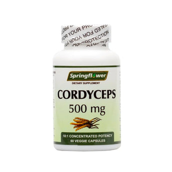 Cordyceps Veggie Capsules (500mg) - 6 Pack (60 Capsules/BTL) 冬虫夏草胶囊 Acupuncture Supply Wholesale
