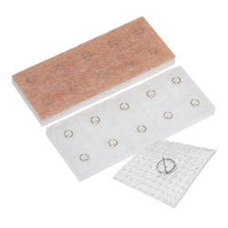 Ear Press Needles 1.5mm - Clear (100 PCS/Box) Acupuncture Supply Wholesale