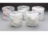Non-Sterile Plastic Dressing Jar - 4" x 4" (5 Jars/Set)