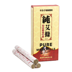 Premium Moxa Rolls - 10 Rolls/Box  华宝纯艾绒条（有烟） Acupuncture Supply Wholesale
