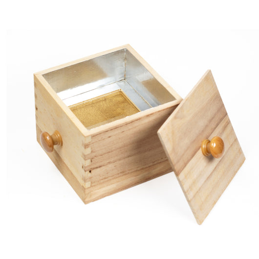 Moxibustion Box - Moxa Box With Lid (Rectangular Design) 正方形艾灸盒