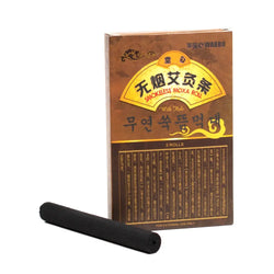 Smokeless Moxa Rolls (Hollow) - 5 Rolls/Box 空心无烟艾条 Acupuncture Supply Wholesale
