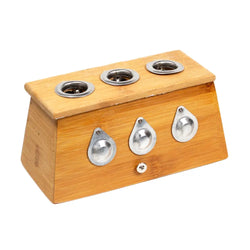 Moxibustion Box - Moxa Box/Moxa Holder - 3 Holes 3孔艾灸盒 Acupuncture Supply Wholesale