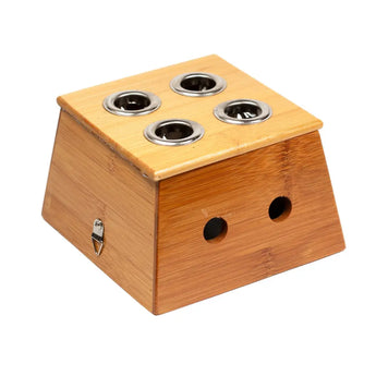 Moxibustion Box - Moxa Box/Moxa Holder - 4 Holes 4孔艾灸盒 Acupuncture Supply Wholesale