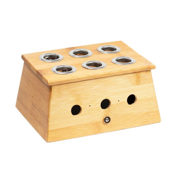Moxibustion Box - Moxa Box/Moxa Holder - 6 Holes 6孔艾灸盒 Acupuncture Supply Wholesale