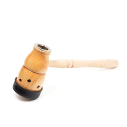 Moxa Stick Burner - Wooden Single Hole 葫芦灸器 带手把 Acupuncture Supply Wholesale