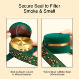 Smokeless Copper Moxa Box Purifier Copper Tank - Portable Therapy Bag for Moxibustion Treatment 无烟艾灸器