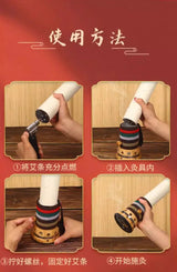 Bian Shi Moxa Tool - Handheld 砭石雷火灸艾灸筒 Acupuncture Supply Wholesale