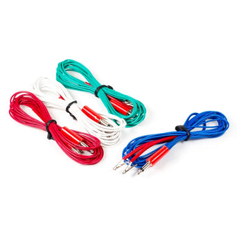 Alligator Clip Wires - Small Head Clips (4 Wires/Pack) 小夹子夹针线 Acupuncture Supply Wholesale
