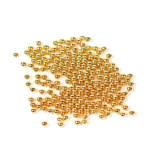 22K Gold Dots Without Tape - 1.2mm (1000/Bag) 22K 耳珠（镀金）--不带胶布