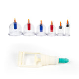 KANG ZHU Cupping Set With Magnetics - 6 Cup Set 康祝磁性真空拔罐，6杯装-套