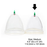 Women's Breast Cupping Kit - Medium Size (114mm x 101mm) 胸罐（带抽气枪）