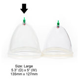 Women's Breast Cupping Kit - Large Size (135mm x 127mm) 胸罐（带抽气枪）
