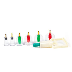 ELEMENT Wabbo Cupping Set with Magnets - 6 Cup Set 华宝牌塑料真空抽气罐-6杯包装 Acupuncture Supply Wholesale