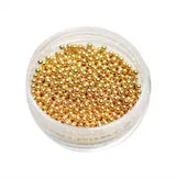 22K Gold Dots Without Tape - 1.2mm (1000/Bag) 22K 耳珠（镀金）--不带胶布 Acupuncture Supply Wholesale