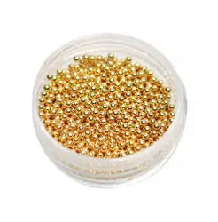 22K Gold Dots Without Tape - 1.2mm (1000/Bag) 22K 耳珠（镀金）--不带胶布 Acupuncture Supply Wholesale