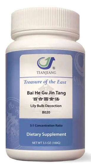 Bai He Gu Jin Tang Granules 百合固金汤颗粒 Acupuncture Supply Wholesale