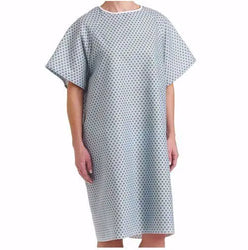 Patient Gowns - Light Pale Blue With Print  检查服 买10送2 CLEARANCE SALE Acupuncture Supply Wholesale