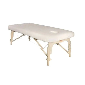 Fitted Flannel Table Cover (With Breathe-Hole Cutout) 带有枕头孔的床套 MASSAGE TABLE COMPANY