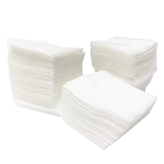 Cotton Gauze Pad Sponges (200/Box) - Multiple Sizes