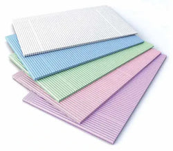 Disposable Blue Lap Cloths Dental Bibs - 13