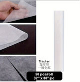 Non-Woven Table Sheets without hole 一次性无纺布床纸 Extra Long 80“