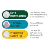 Non-Woven Table Sheets without hole 一次性无纺布床纸 Extra Long 80“