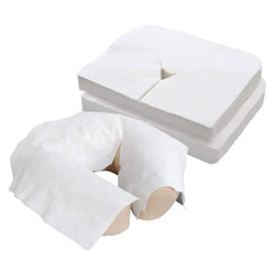 Headrest Face Cover (Flat) - 100/Box 面枕纸（加厚型） MASSAGE TABLE COMPANY