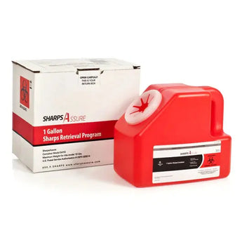 Mail-Away Sharps Container - 1 Gallon 回邮废针盒-1加仑 Acupuncture Supply Wholesale