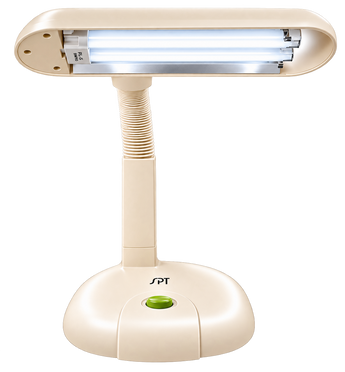SPT 26 Watt FlexArm Plus Table and Clamp Lamp - Pivoting Head & Flexible Neck