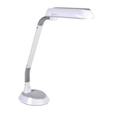 OttLite 18 Watt FlexArm Plus Table and Clamp Lamp - Pivoting Head & Flexible Neck