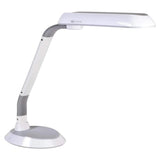 OttLite 18 Watt FlexArm Plus Table and Clamp Lamp - Pivoting Head & Flexible Neck