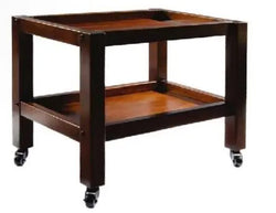 IN2 Trolley Cart - 2 Shelves - Walnut 2层置物架（木质） MASSAGE TABLE COMPANY