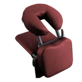 Desktop Portable Massage Rack and Headrest - Burgundy MASSAGE TABLE COMPANY