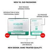 Wabbo Acupuncture Needles Starlite AA-Type (1 Needles/Tube, 200 PCS/Box)