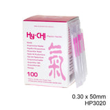 Hy-Chi™ HP-Type - 0.30mm x 50mm (HP3020) Acupuncture Needles (1 Needle/Tube, 100 PCS/Box)